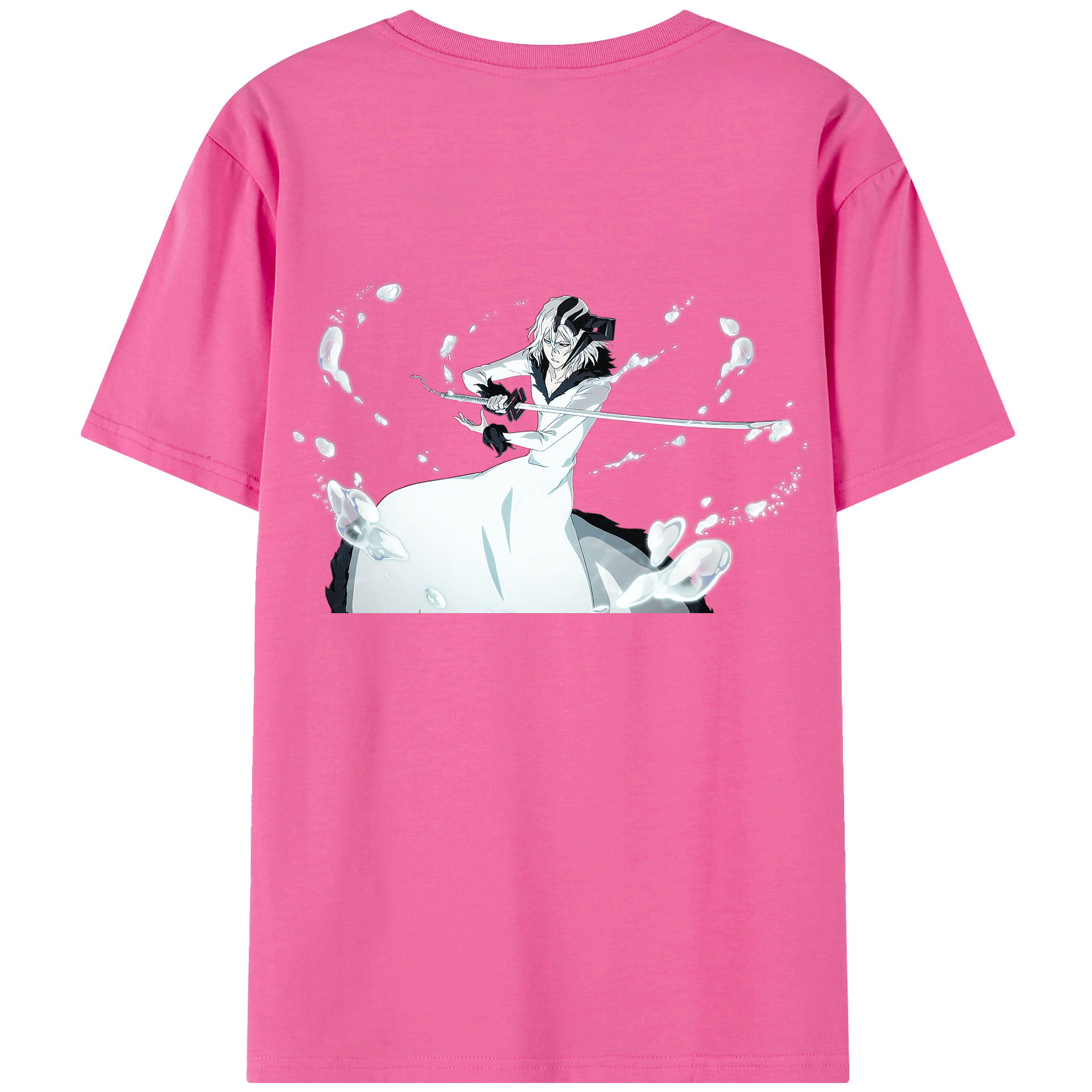 （画像用） ブリーチ 黒崎一護（くろさき いちご）BLEACH Kurosaki Ichigo レディース半袖Tシャツ(バックプリント)